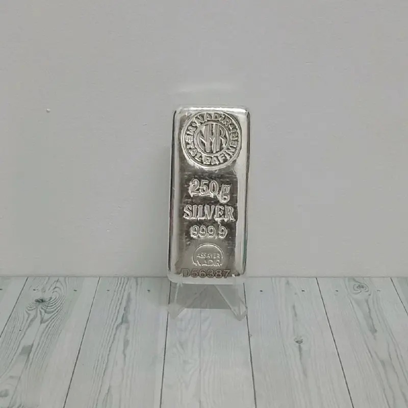 Perak Batangan Nadir 250 gr - Silver Bar Turki LBMA not Koin RCM Srh Imn