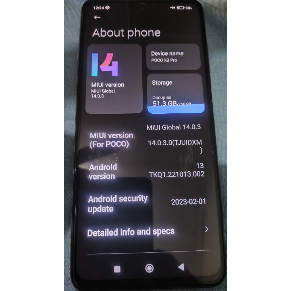 POCO X3 PRO 8/256 GB TITANIUM