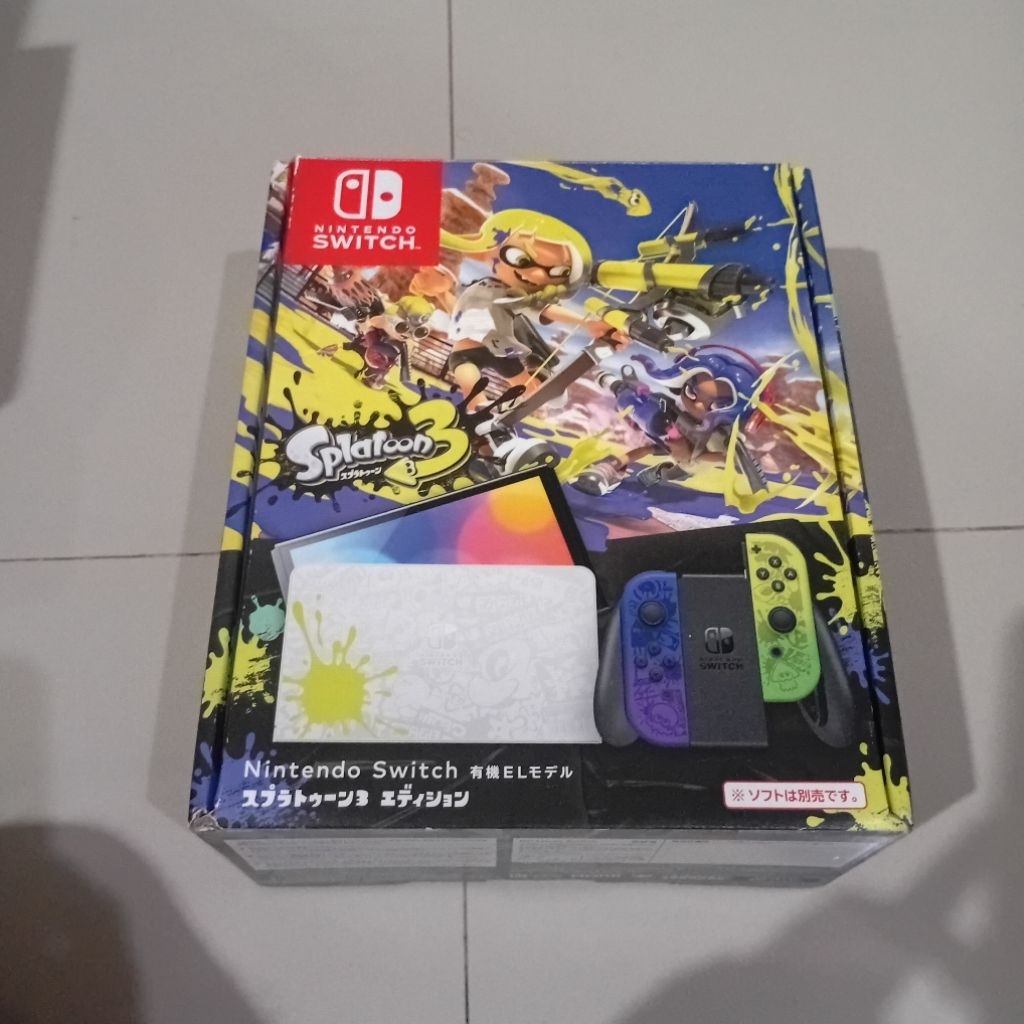 Nintendo Switch Oled Splatoon Fullset