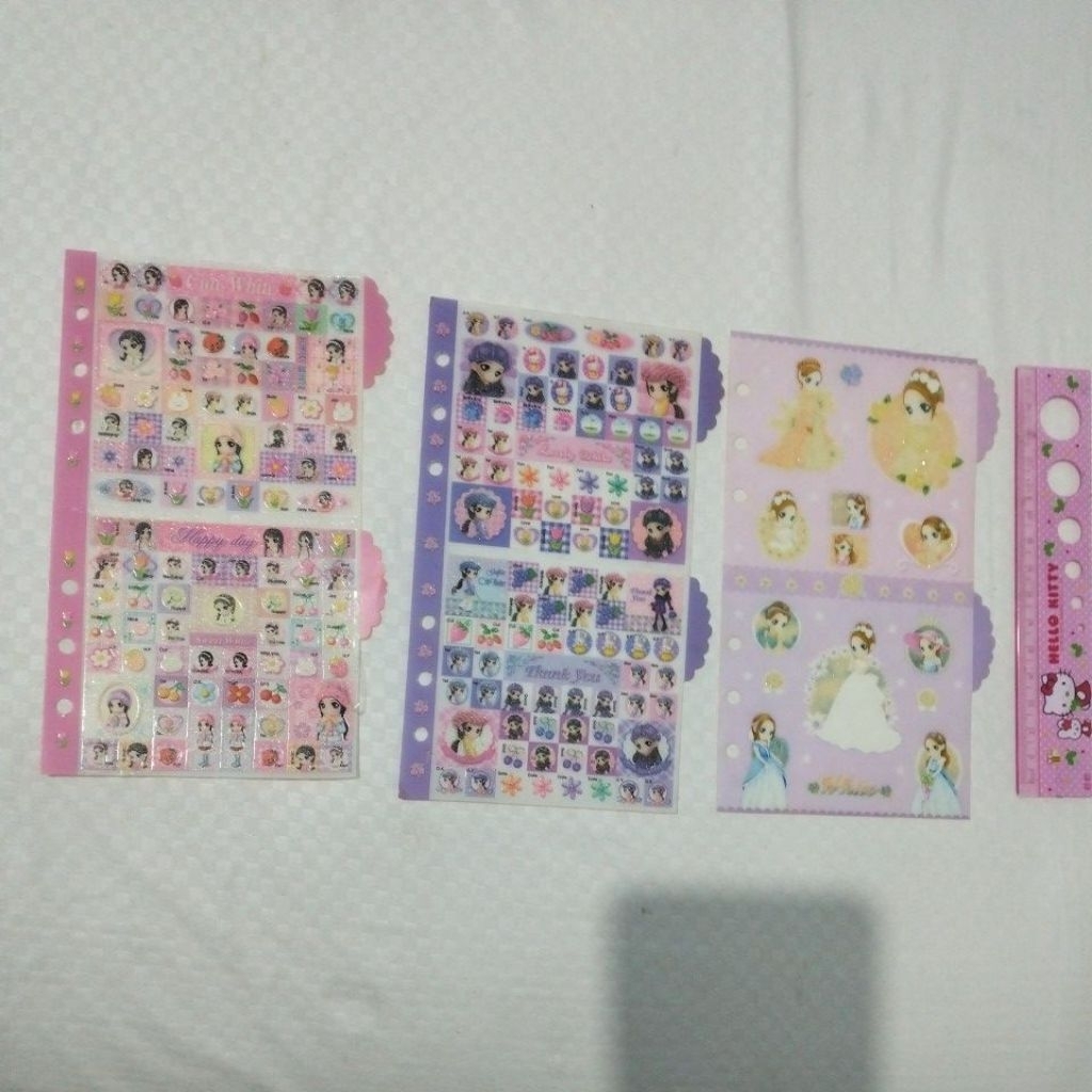 stiker binder note seei princess