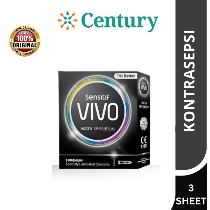 SENSITIF VIVO EXTRA SENSATION / ALAT KONTRASEPSI / PRIA /
