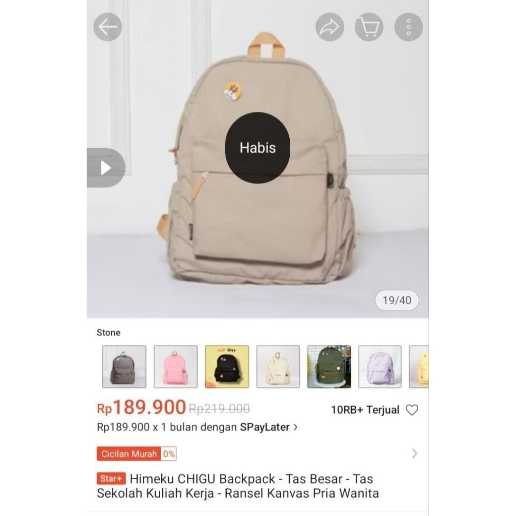 Himeku CHIGU backpack