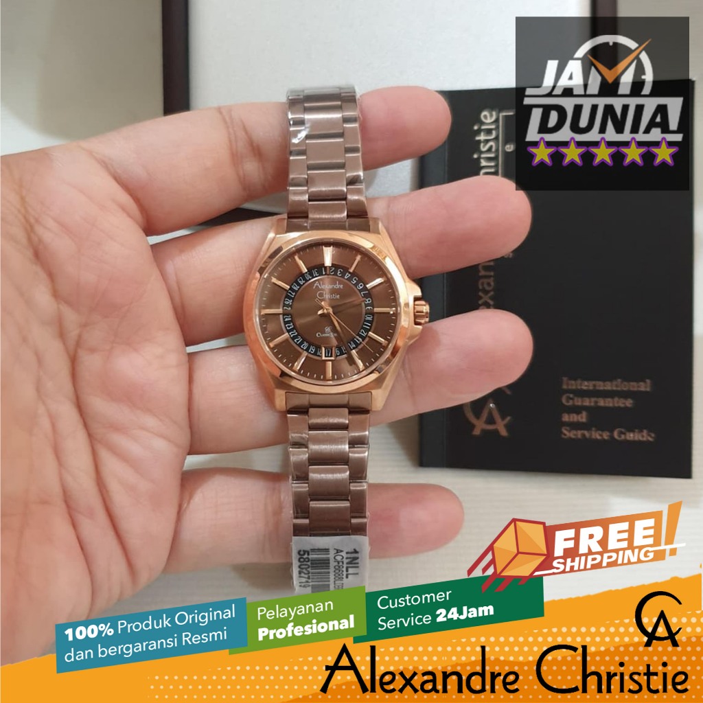 JAM WANITA ALEXANDER CHRISTIE ORIGINAL BROWN AC8688 AC 8688 ACF8688 CT