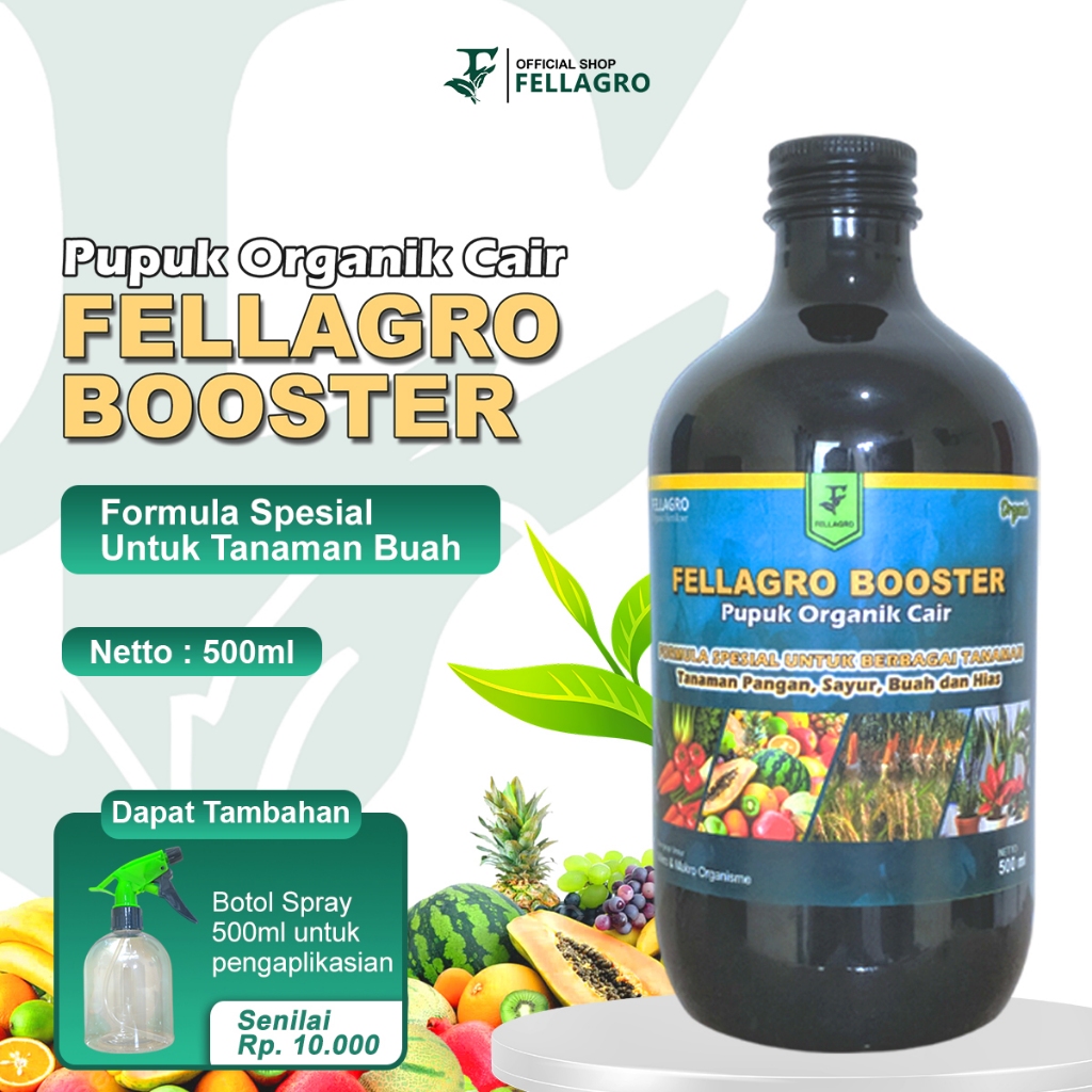 FELLAGRO - Pupuk Organik Cair Untuk Tanaman Buah POC Fellagro 500ml POC Kompos Organik