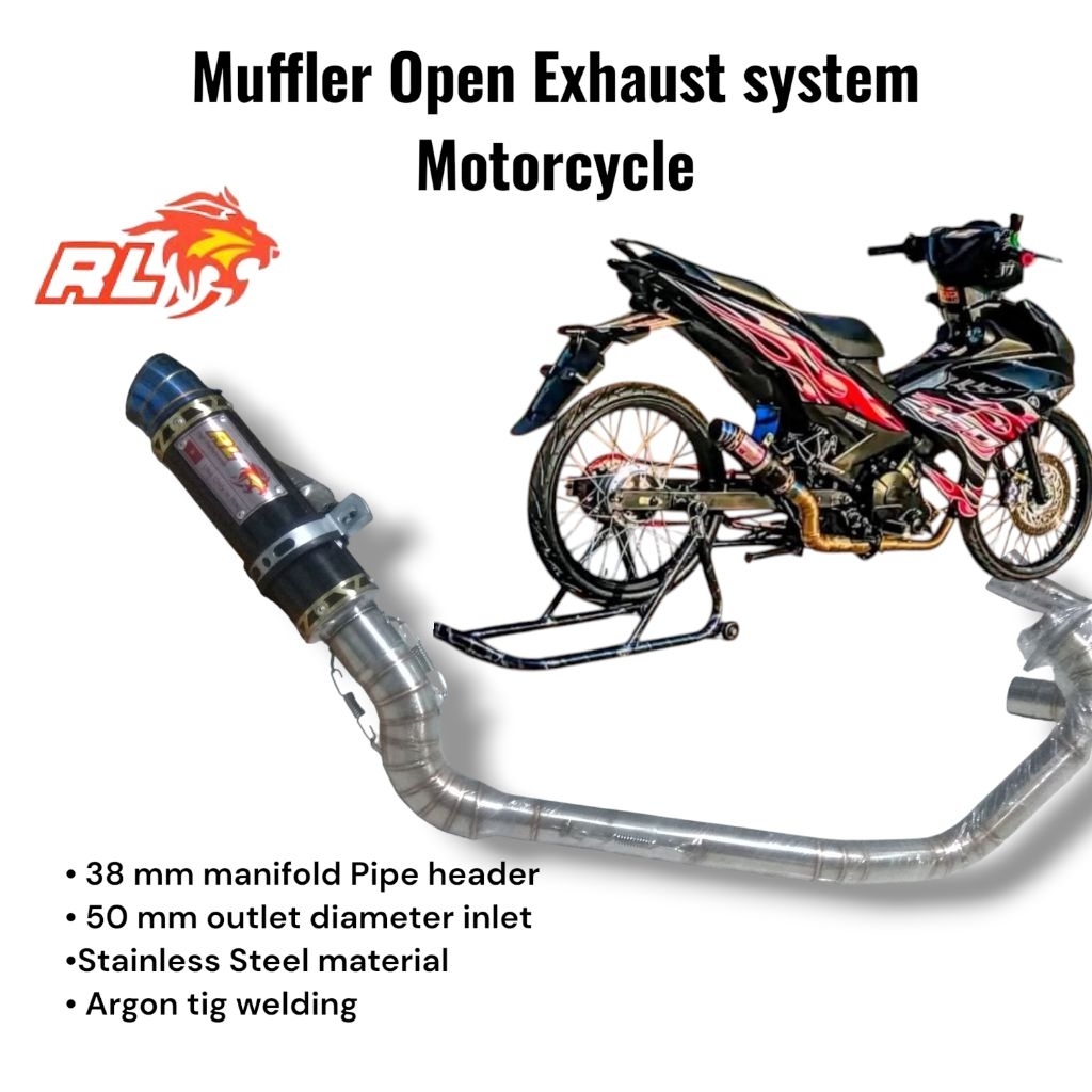 Knalpot RL Red Leo Yamaha MX -KING Jupiter MX-King