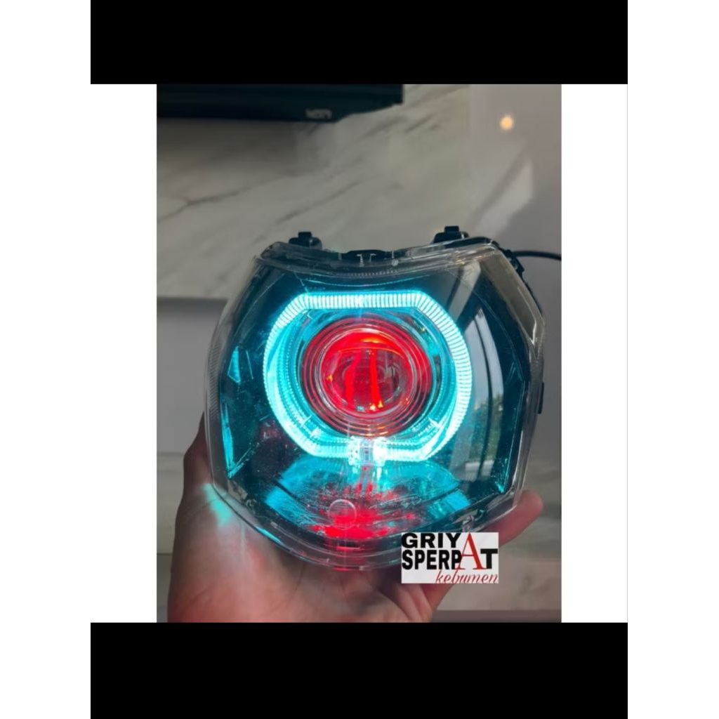 [TINGGAL PASANG] Reflektor Lampu Depan Biled Ala VEGA FORCE 1 Injeksi