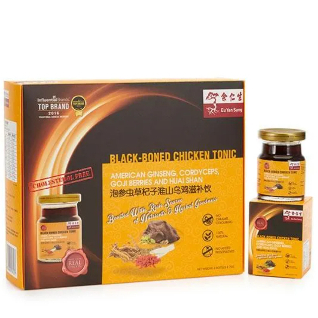 Eu Yan Sang Black Boned Chicken Tonic with American Ginseng, Cordyceps, Goji Berries and Huai Shan