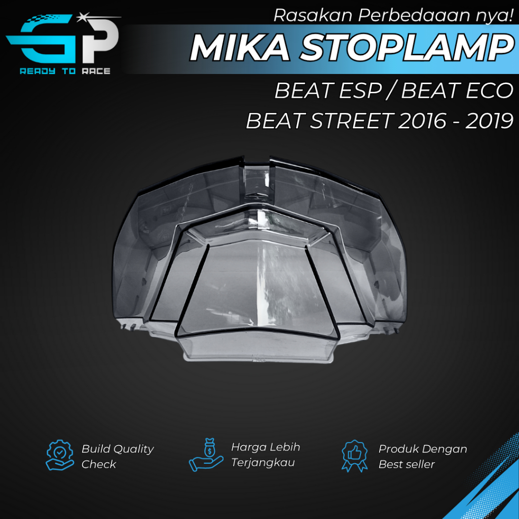 MIKA LAMPU CUSTOM STOPLAMP BEAT ESP BEAT ECO BEAT STREET 2016 - 2019 MIKA STOPLAMP BEAT ESP BEAT ECO