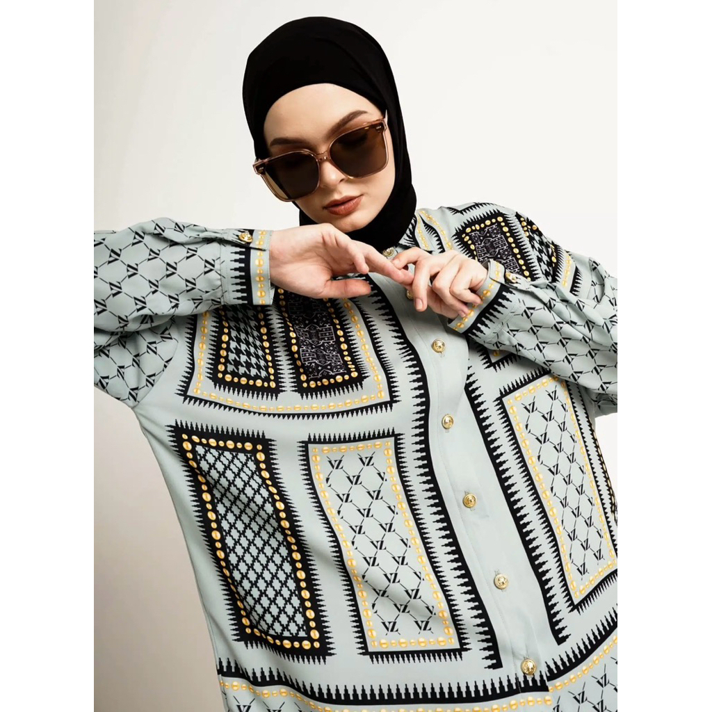 [NEW WITH BOX] SALE‼️ Vivi Zubedi Quimby Top - Moonlight Jade