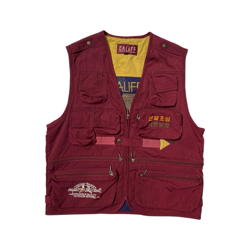 Vest Tactical Califf / Vest mancing / Fishing Vest / utility vest / vest multipocket / rompi banyak 