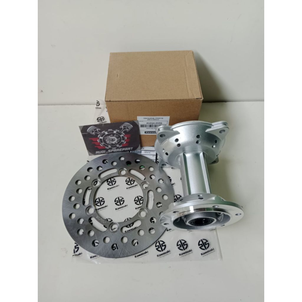 TROMOL BELAKANG 28 HOLE+PIRINGAN BELAKANG KAWASAKI KLX 150 D TREACKER KLX S L