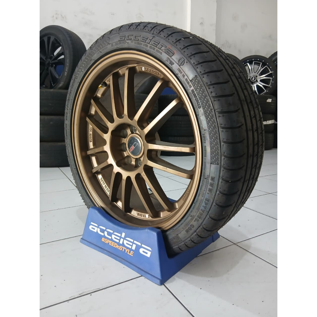 PELEK MOBIL SEKEN HSR RING 18 LEBAR 8 | VELG MOBIL KIJANG/AVANZA/XENIA/LIVINA DLL HSR R17X8 BRONZE