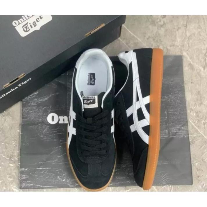 Sepatu Onitsuka Hitam Polos Pria dan Wanita Official Store Indonesia Premium 100% Gum Unisex 2025