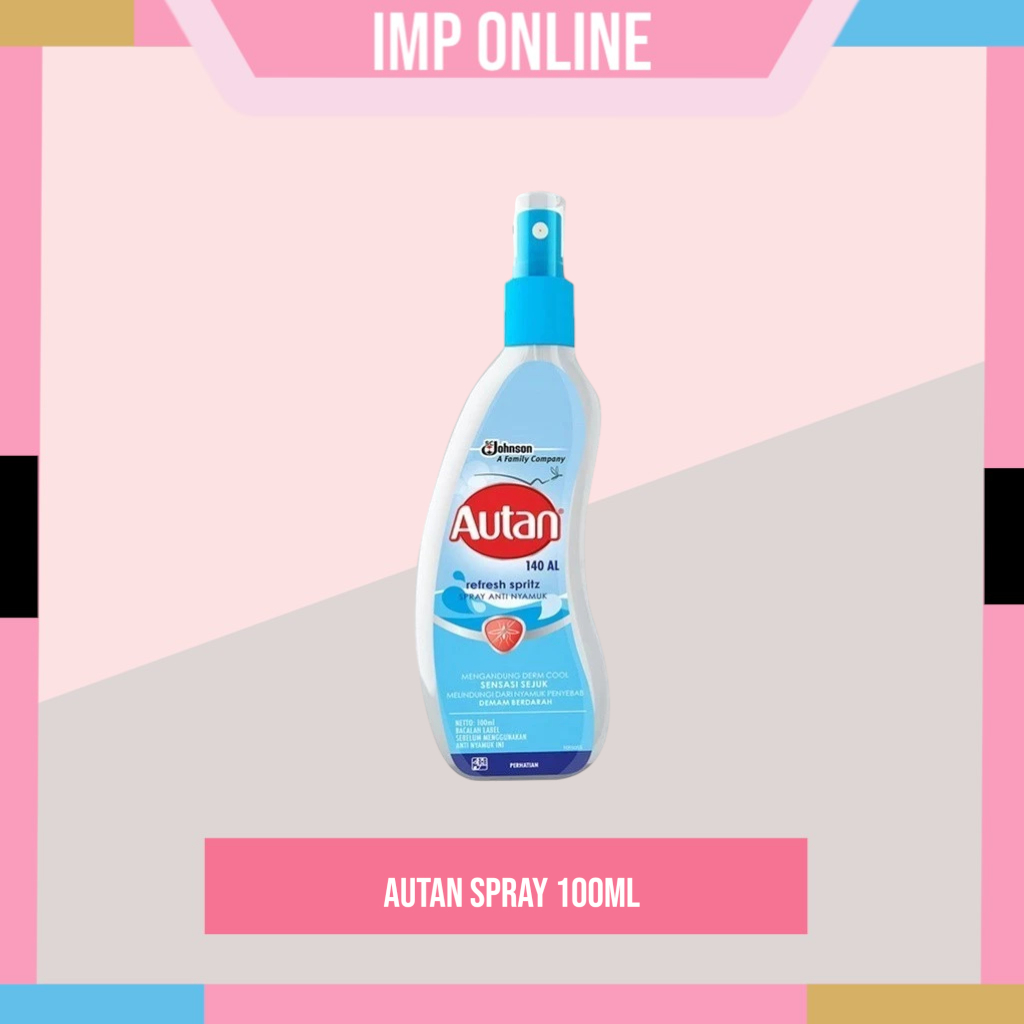 IMP- Autan Spray Cair Anti Nyamuk Botol 100ml / Autan Spray Anti Nyamuk