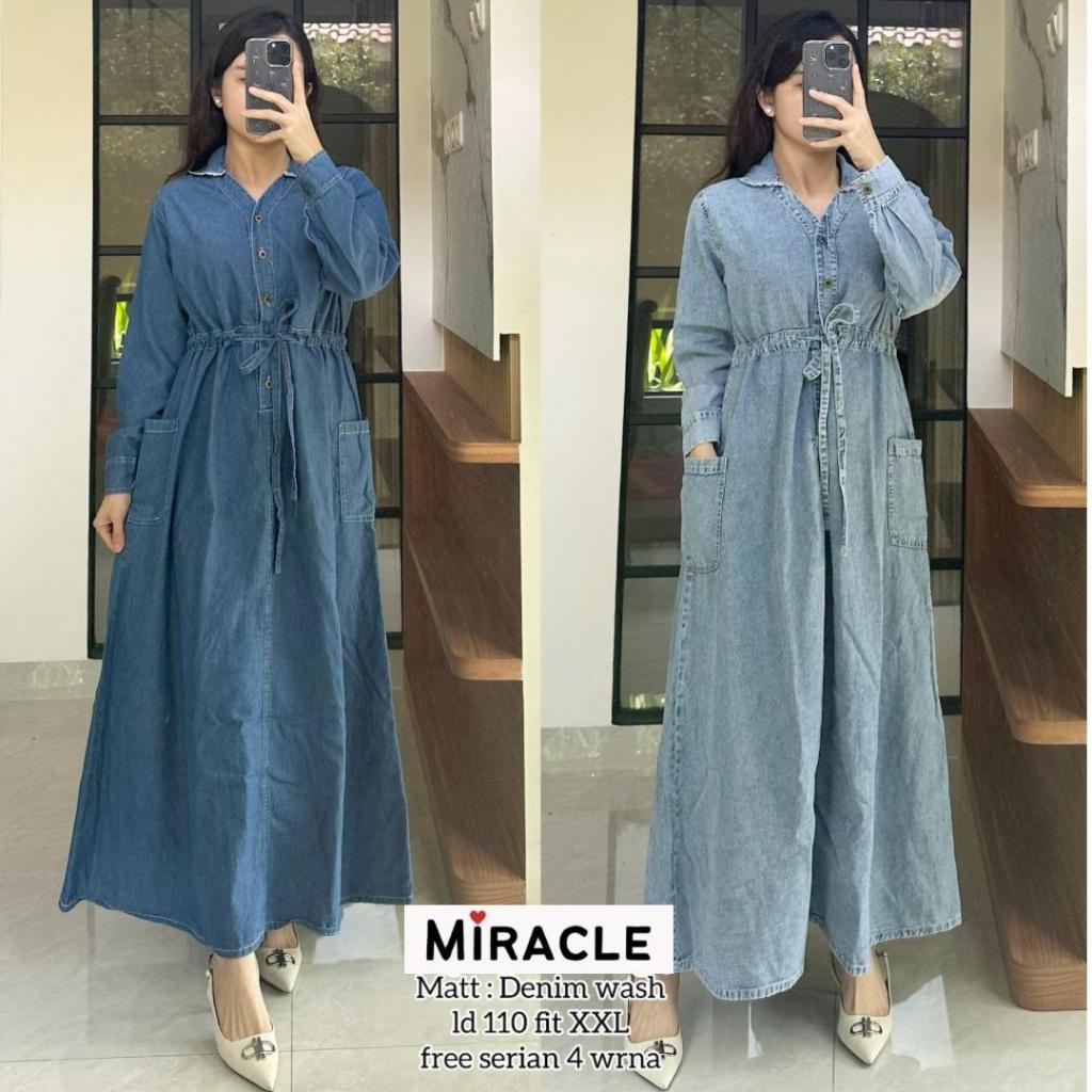 LUXYY DRESS JEANS DENIM / MAXY DRESS JEANS DENIM WASH PREMIUM