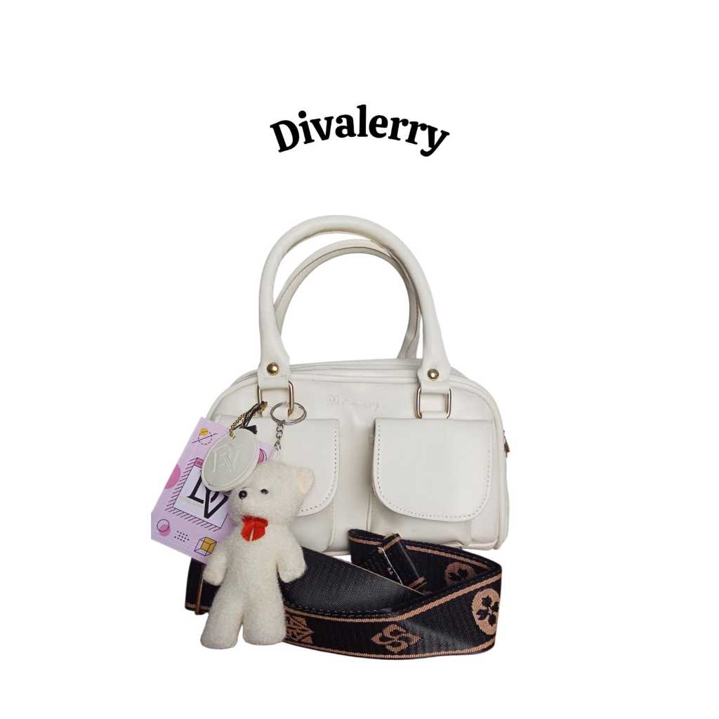 [Jeni Bag] DIVALERRY Tas Tabung Bag Wanita Fashion Sling Bag Women Shoulder Bag Elegan Dan modis