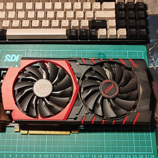 VGA MSI GTX 960 2GB GDDR5 128bit Dual Fan mantap heatsink tebal fan besar Geforce Nvidia GPU