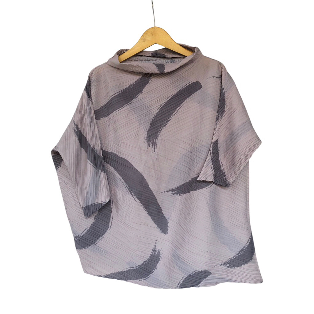 Pleatsme blouse shirt / pleatsme japan blouse / pleatsme shirt japan