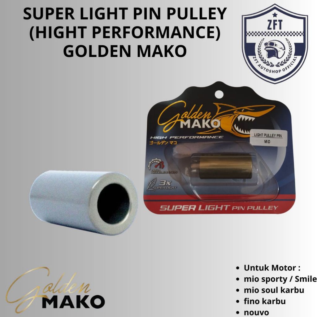 Bosh Bushing Rumah Roller Pin Pulley Golden Mako Superlight Untuk Mio Fino Karbu Nouvo