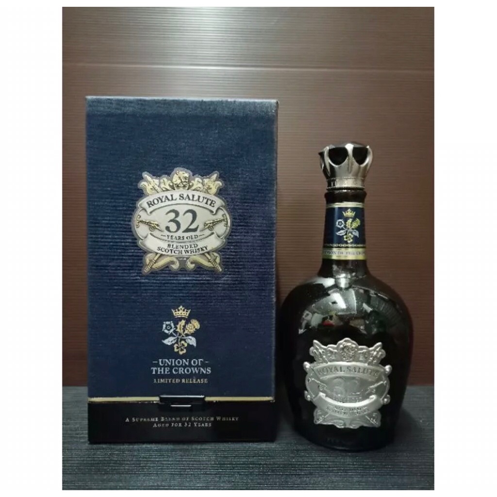 botol bekas miras royal salute 32 / botol pajangan / botol koleksi