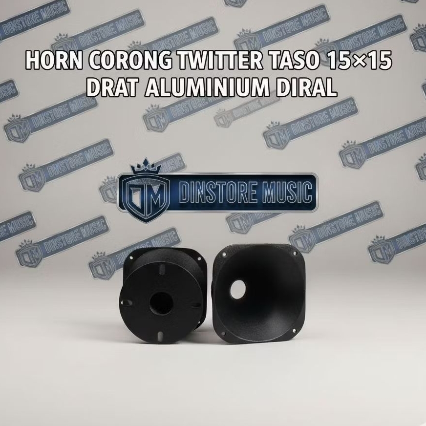 Horn Corong Twitter Tasso Ukuran 15×15 Bahan Alumunium Diral