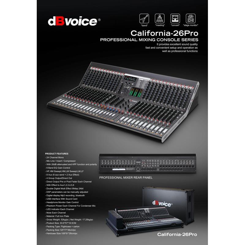 Mixer dbvoice db voice california 26 pro california-26pro