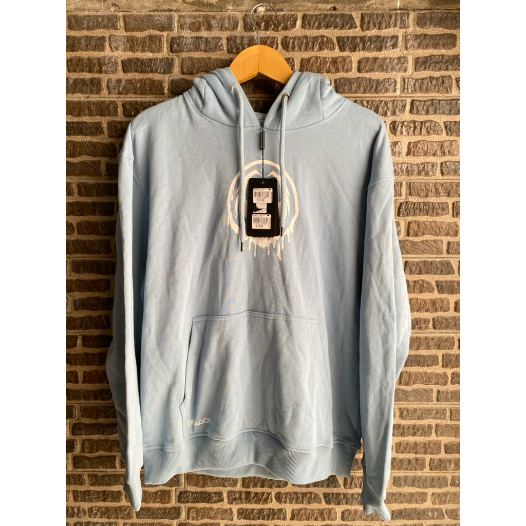 HOODIE DRAGON BIRU MUDA ORIGINAL
