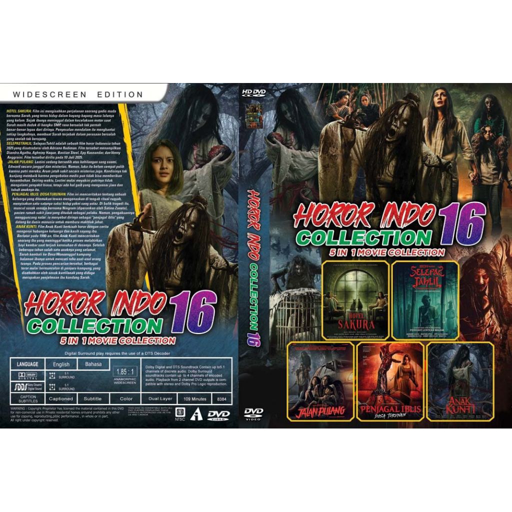 Kaset Koleksi Film Horror Indo Vol. 16 2025