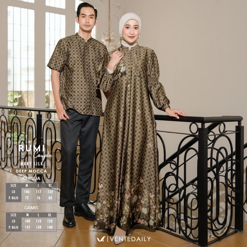 BAJU SARIMBIT PASANGAN JUMBO | SABIRA RUMI FAUZA COUPLE By VENTE | BAJU COUPLE FAMILY | COUPLE REMAJ