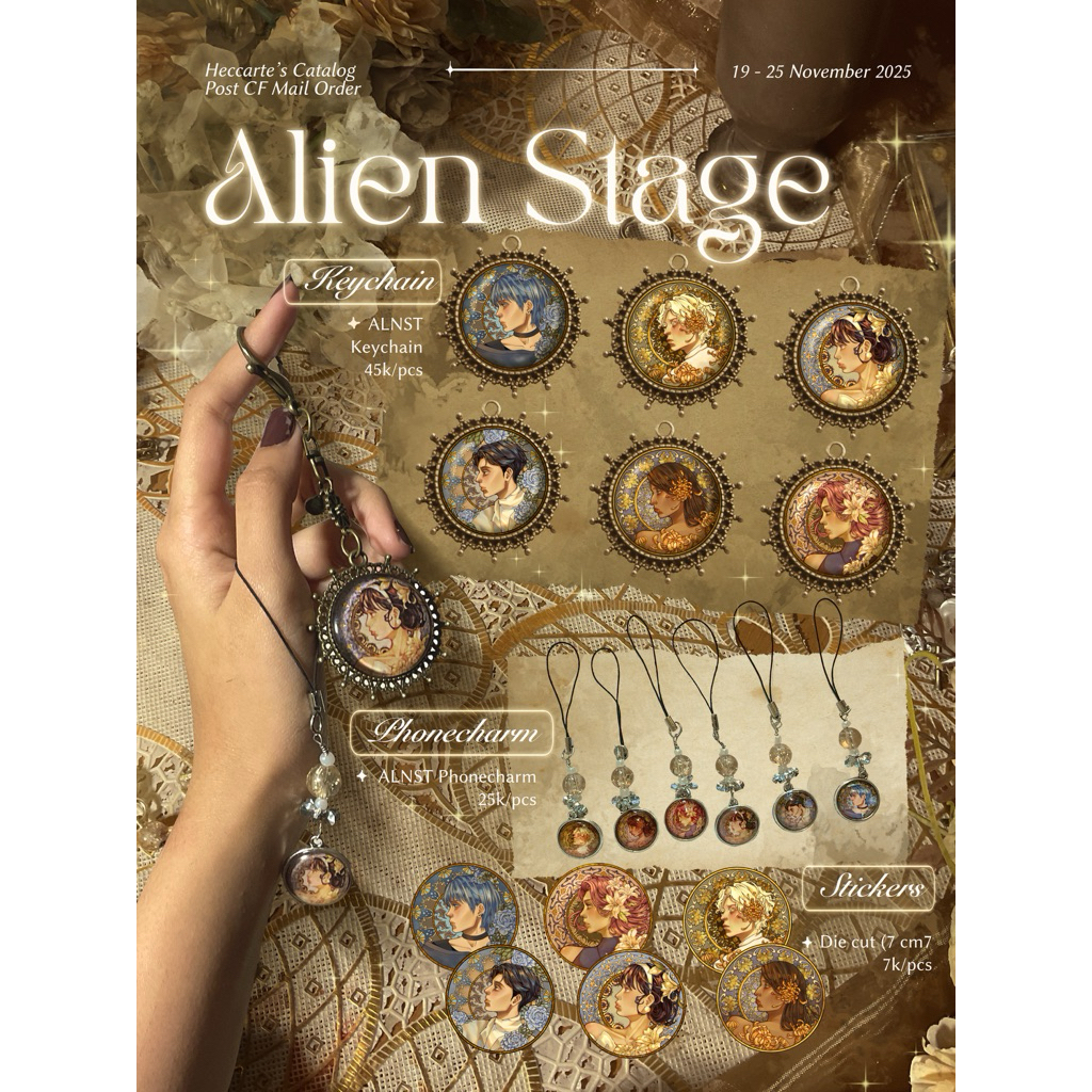 heccarte’s alien stage merch | post cf mail order