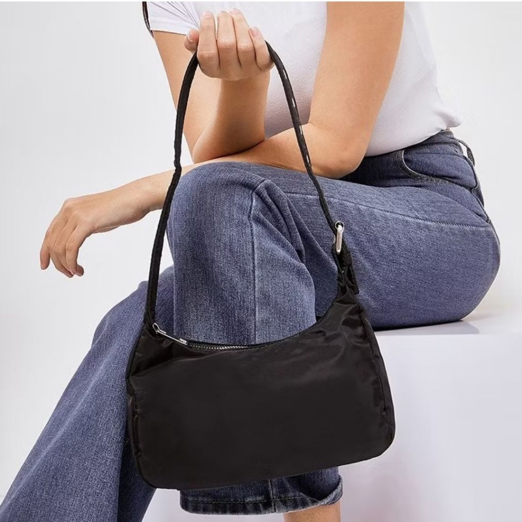 OHSOME - Tas Nylon Premium selempang /Egradable Underarm Bag/ (BARU)