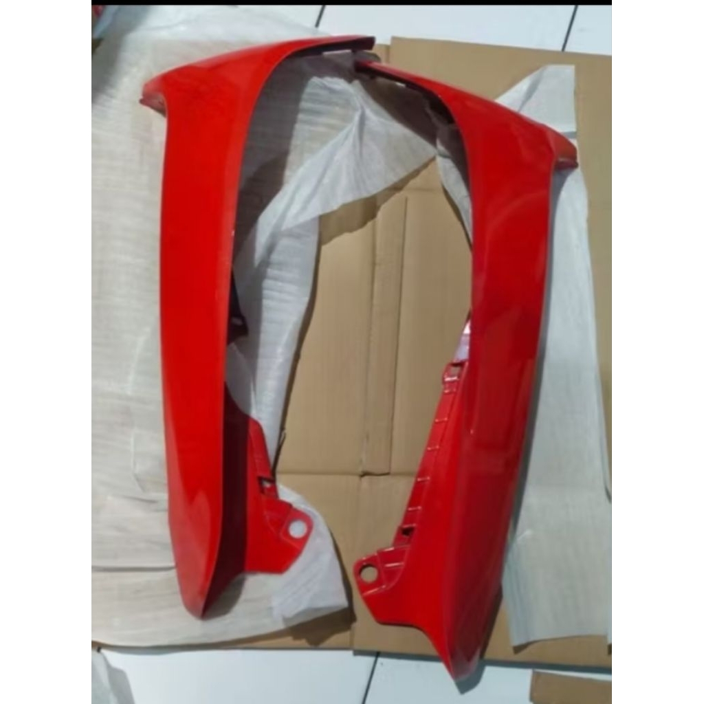 Cover sayap luar motor Honda Supra x lama Supra fit lama Warna MERAH FERARI