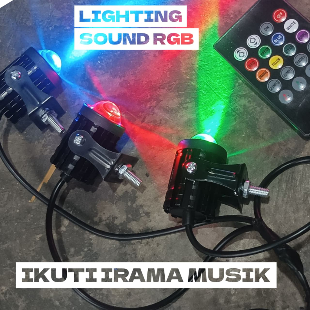 Lighting RGB 12V Miniatur – Lampu Mini Sound Active Ikuti Irama Lagu