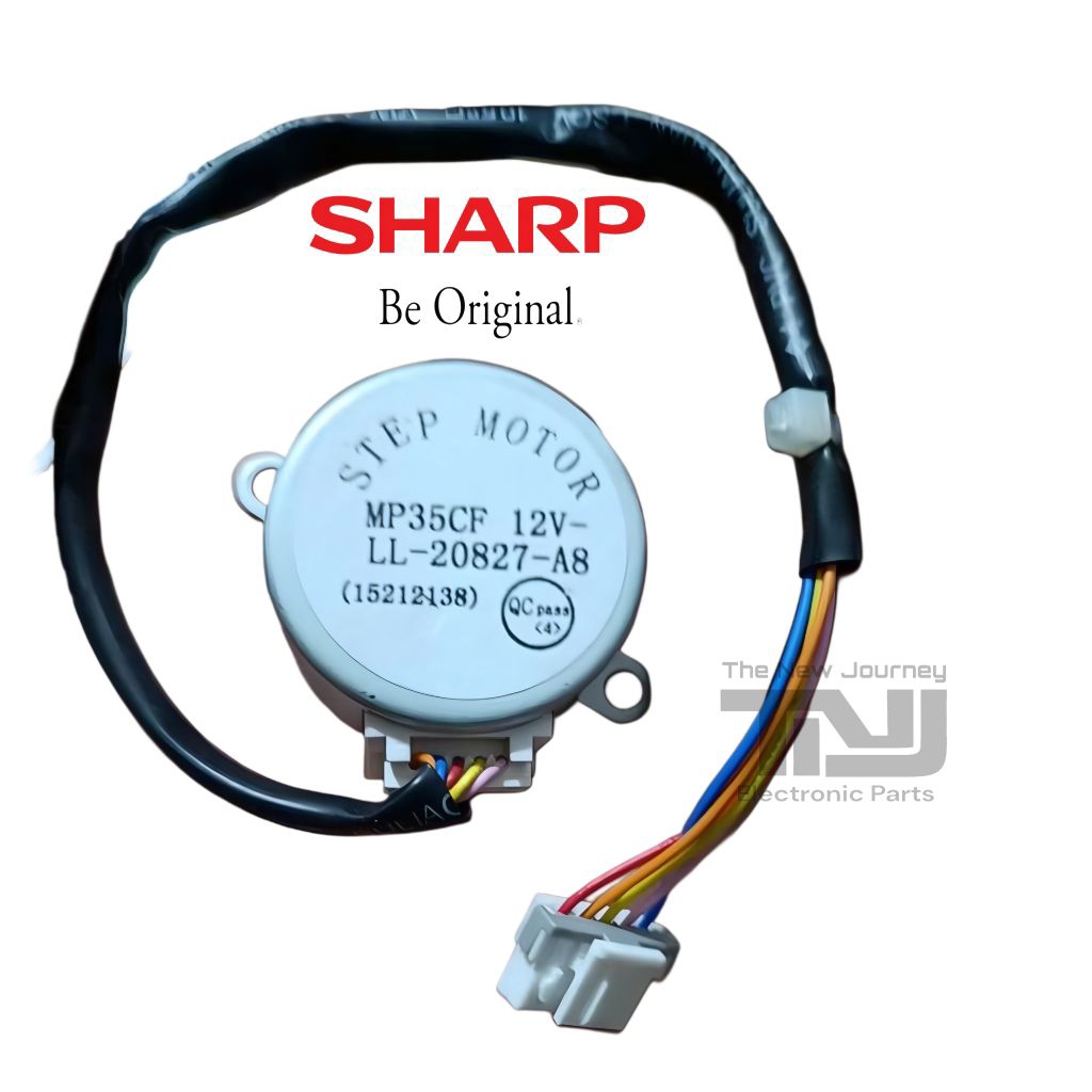 Motor Swing AC Sharp UCY 2PK MP35CF DC 12 Volt Original AH-A5UCY AH-A7UCY AH-A9UCY AH-A12UCY AH-A5ZC