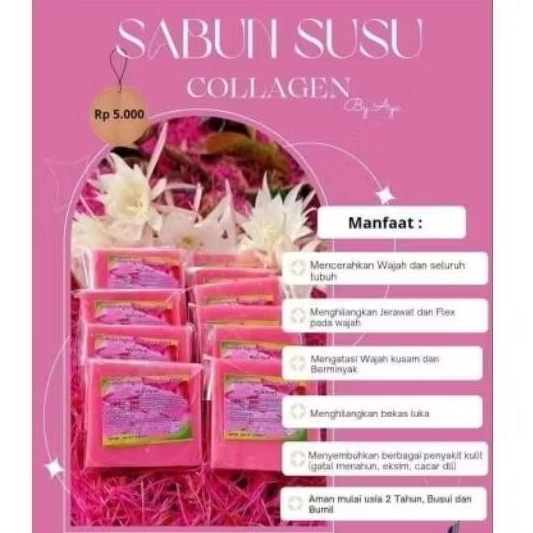sabun susu collagen pink