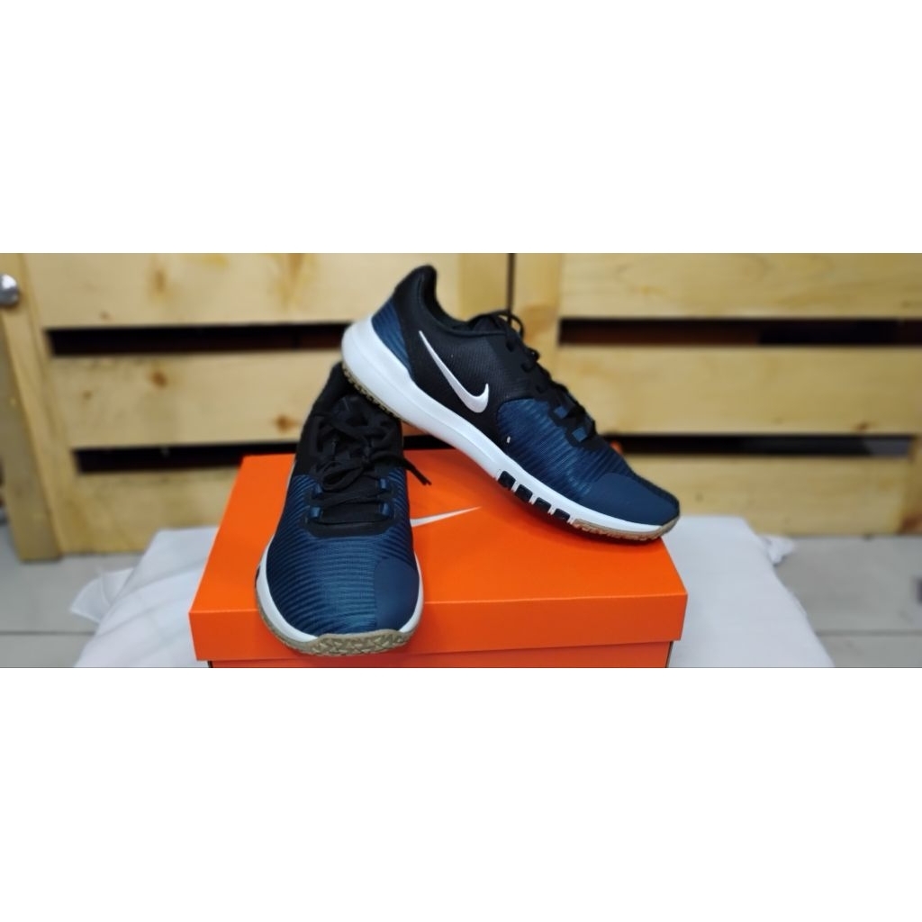 BNIB - Nike Sepatu Pria Flex Control 4 Workout - Black - Harga Murah