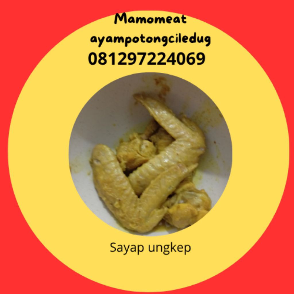 ayam ungkep bagian sayap