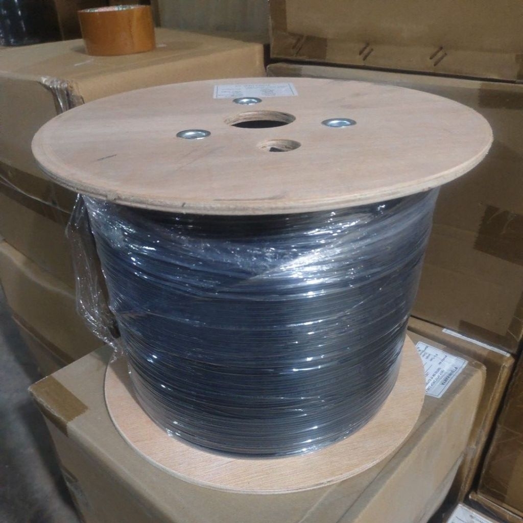 Dropcore 1 Core 1 Seling 1000 Meter Spec Telkom Kabel Hitam