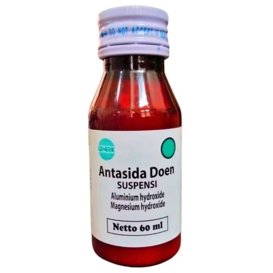 ANTASIDA DOEN Suspensi (60ml) - MERSIFARMA | Obat Sakit Maag Sirup Suspensi