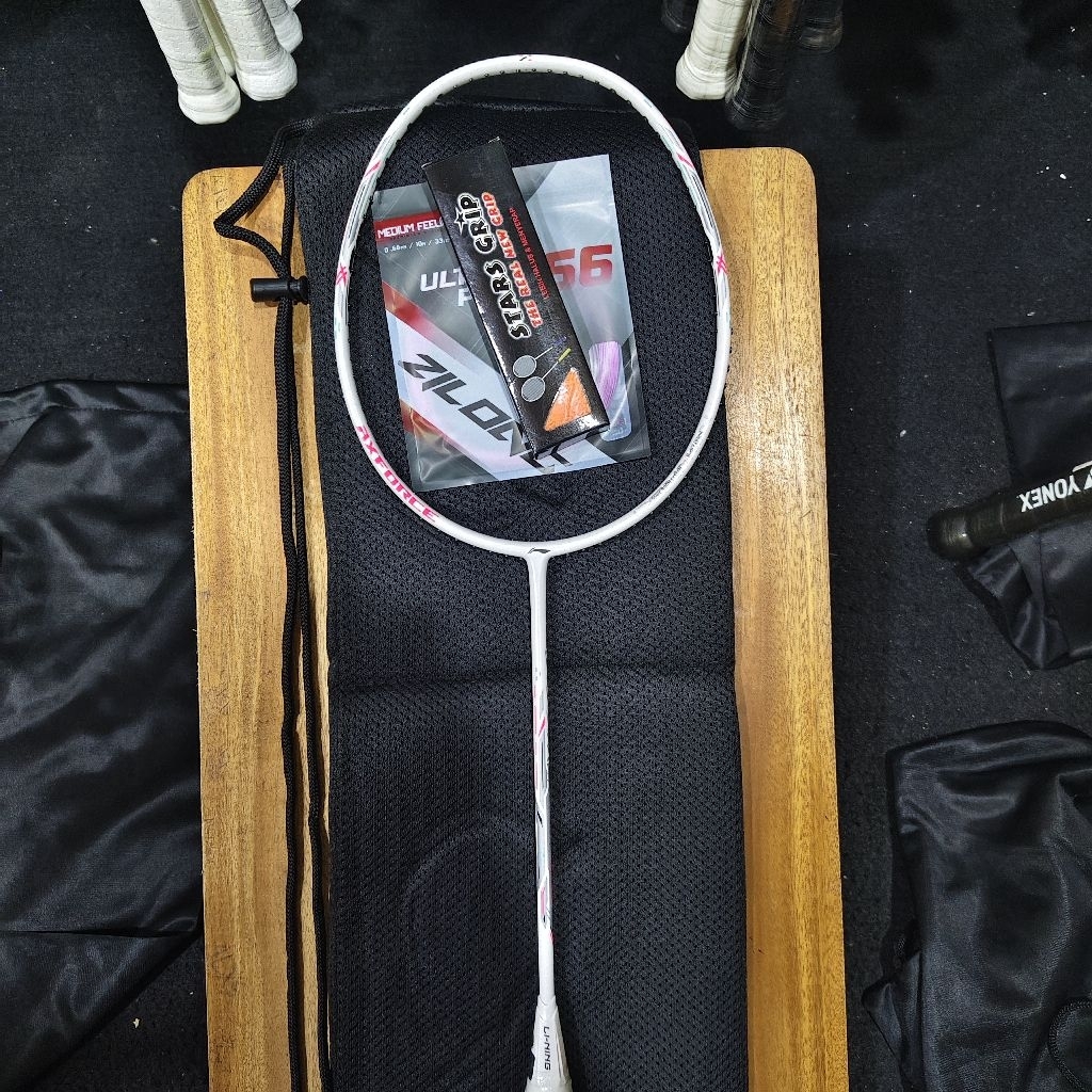 RAKET LINING AXFORCE CANNON PUTIH ORIGINAL