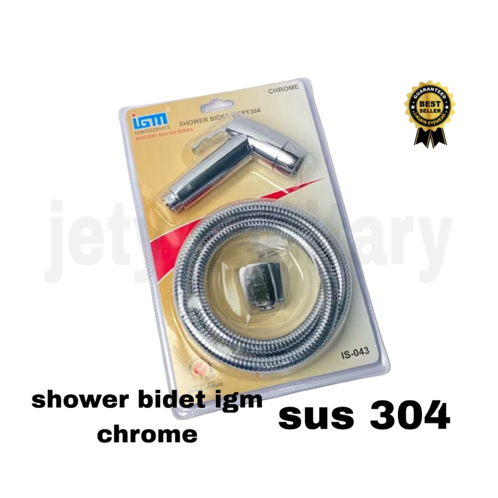 SHOWER KAMAR MANDI BIDET SHOWER JET SET IGM IS-043 SHOWER BIDET KAMAR MANDI ORIGINAL IGM SUS 304 SHO