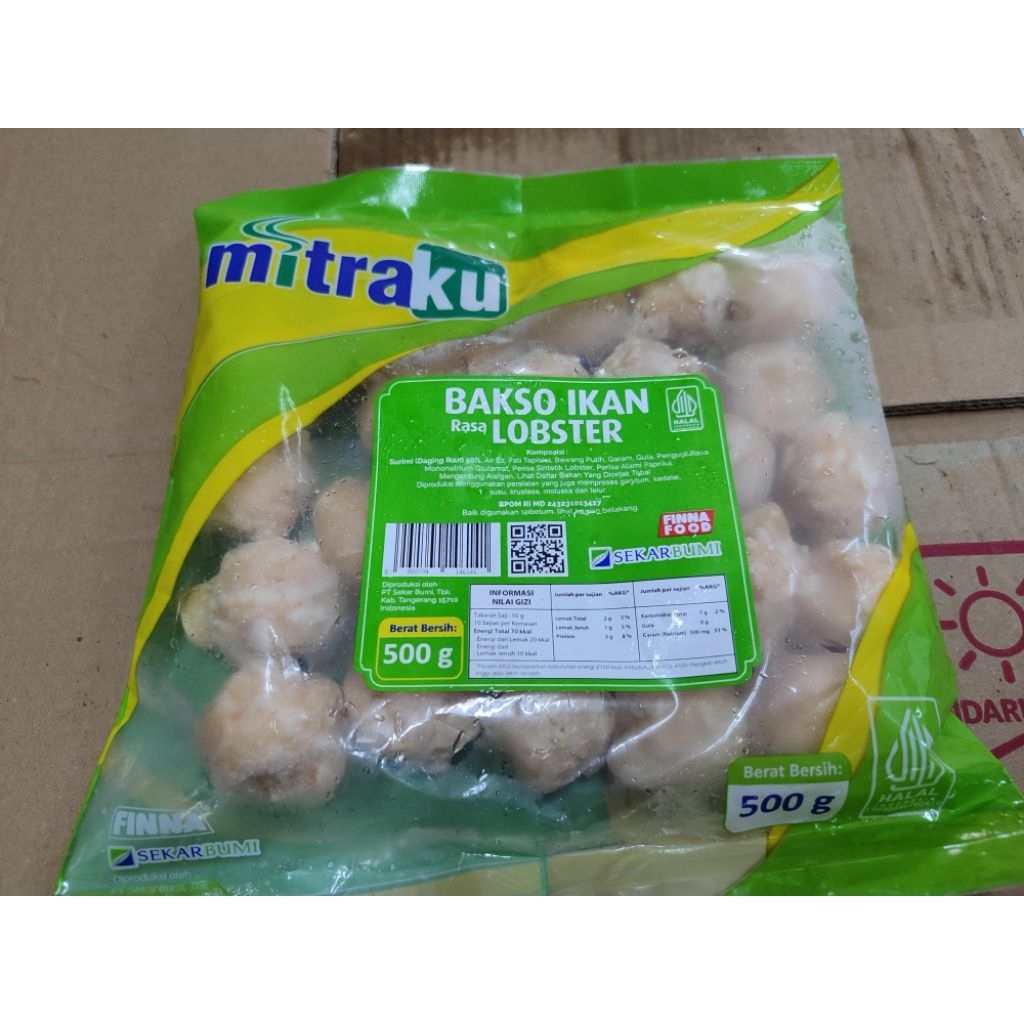 MITRAKU BAKSO IKAN RASA LOBSTER 500GR