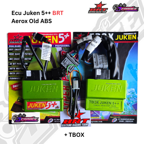 Ecu Juken 5++ BRT - Aerox Old ABS - Ecu + Tbox BRT Dualband Racing Turbo - Aerox Old ABS