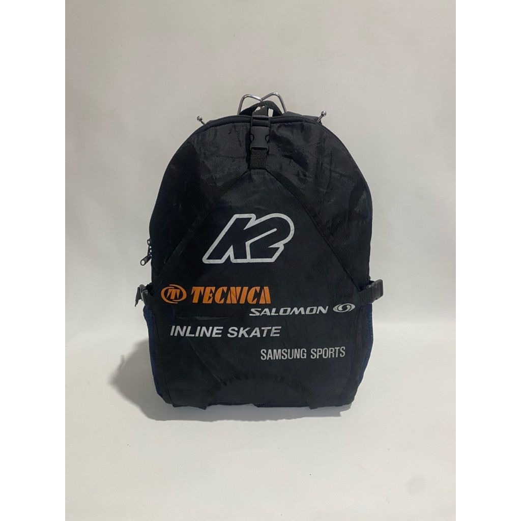 Inline Skate K2 x Tecnica dan Salomon backpack