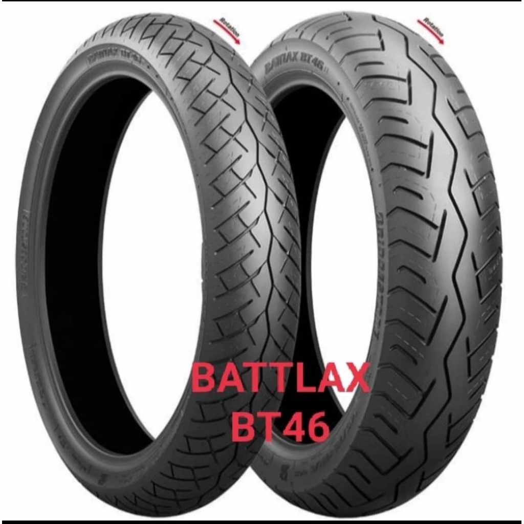 BAN LUAR BATTLAX BRIDGESTONE BT46 UKURAN 130/70-17 TUBELESS