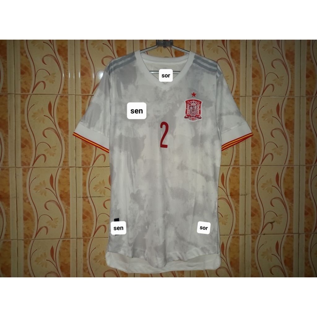 JERSEY SPANYOL AWAY 2021 PLAYER ISSUE NAMESET AZPILICUETA 2
