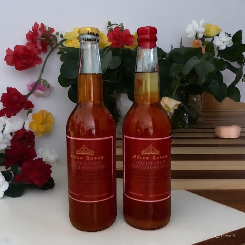 Wong ciu arak merah masak - kee ciu arak beras ketan setelah melahirkan