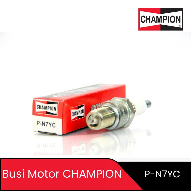 Busi Motor CHAMPION - PN 7 YC untuk Yamaha, Suzuki, Kawasaki