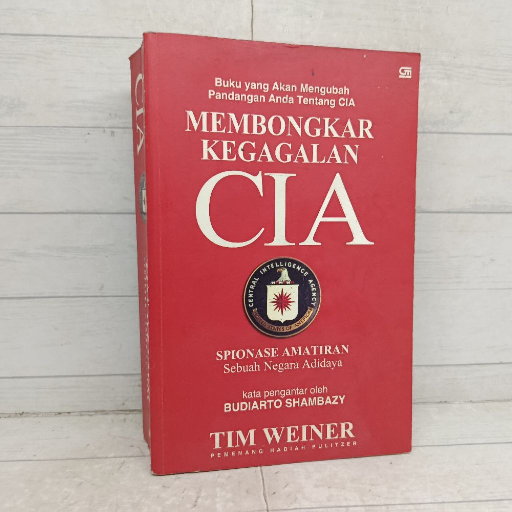 Buku membongkar Kegagalan CIA Tim Weiner Softcover Bahasa Indoneseia