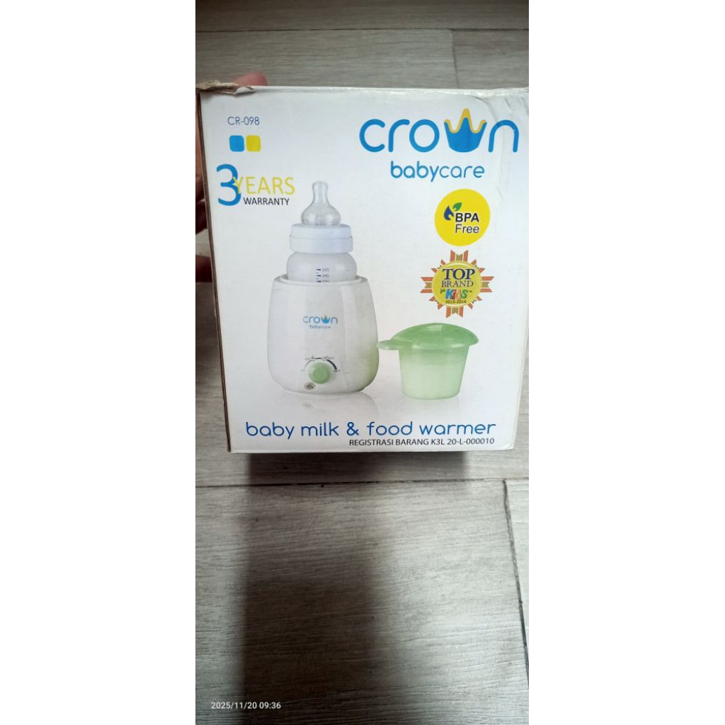 penghangat ASI crown preloved,food warmer